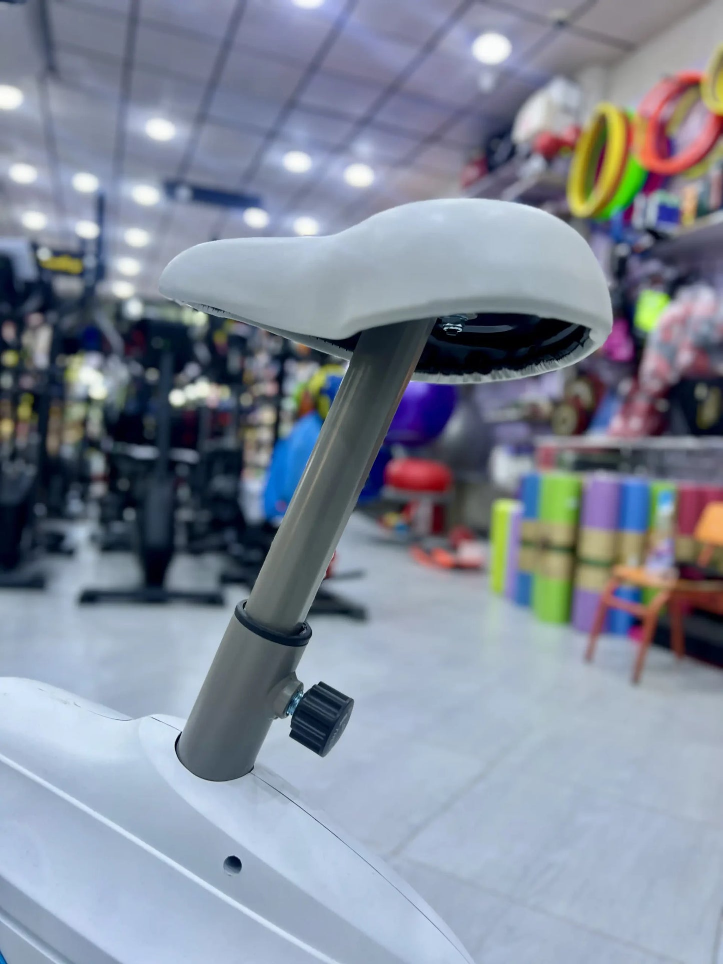 دراجة داخلية رياضية أبيض 100KG Exercise Bike