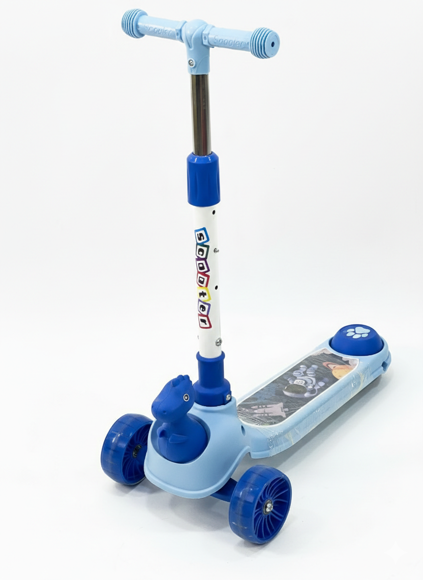 سكوتر أطفال ثلاثي العجلات برسومات كرتونية Kids 3-Wheel Scooter