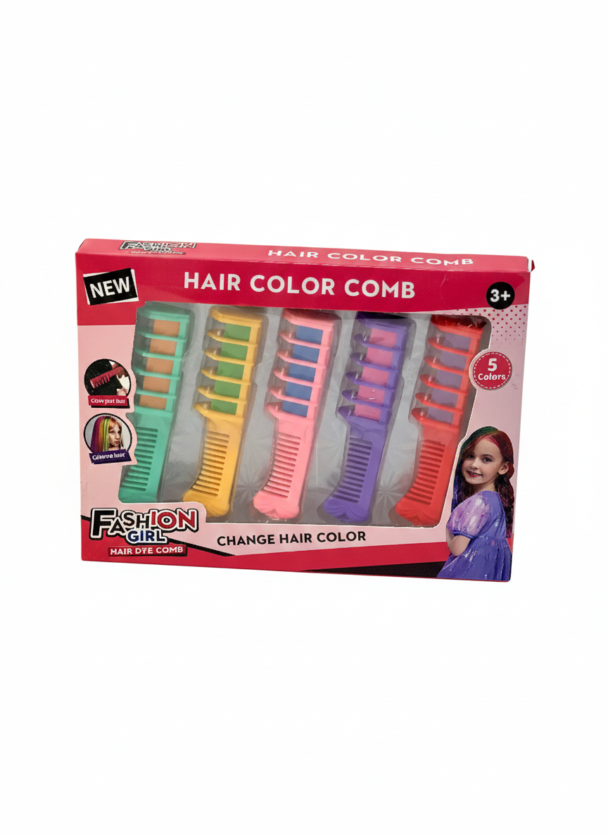 مشط تلوين الشعر للأطفال – Kids Hair Color Comb Washable