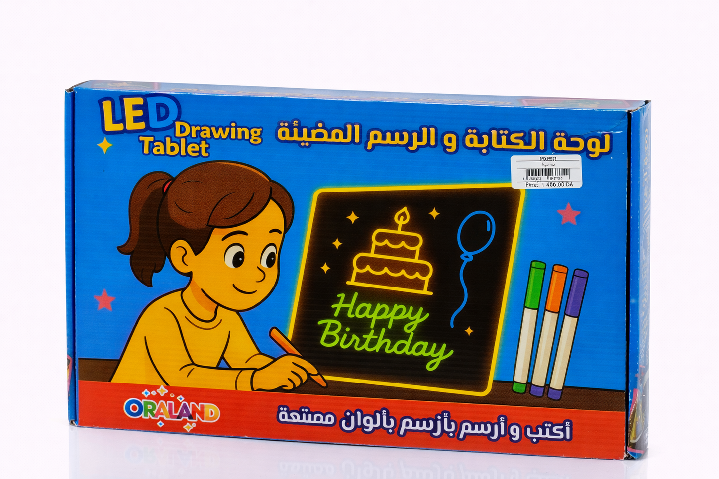لوحة رسم وكتابة مضيئة – LED Drawing Tablet