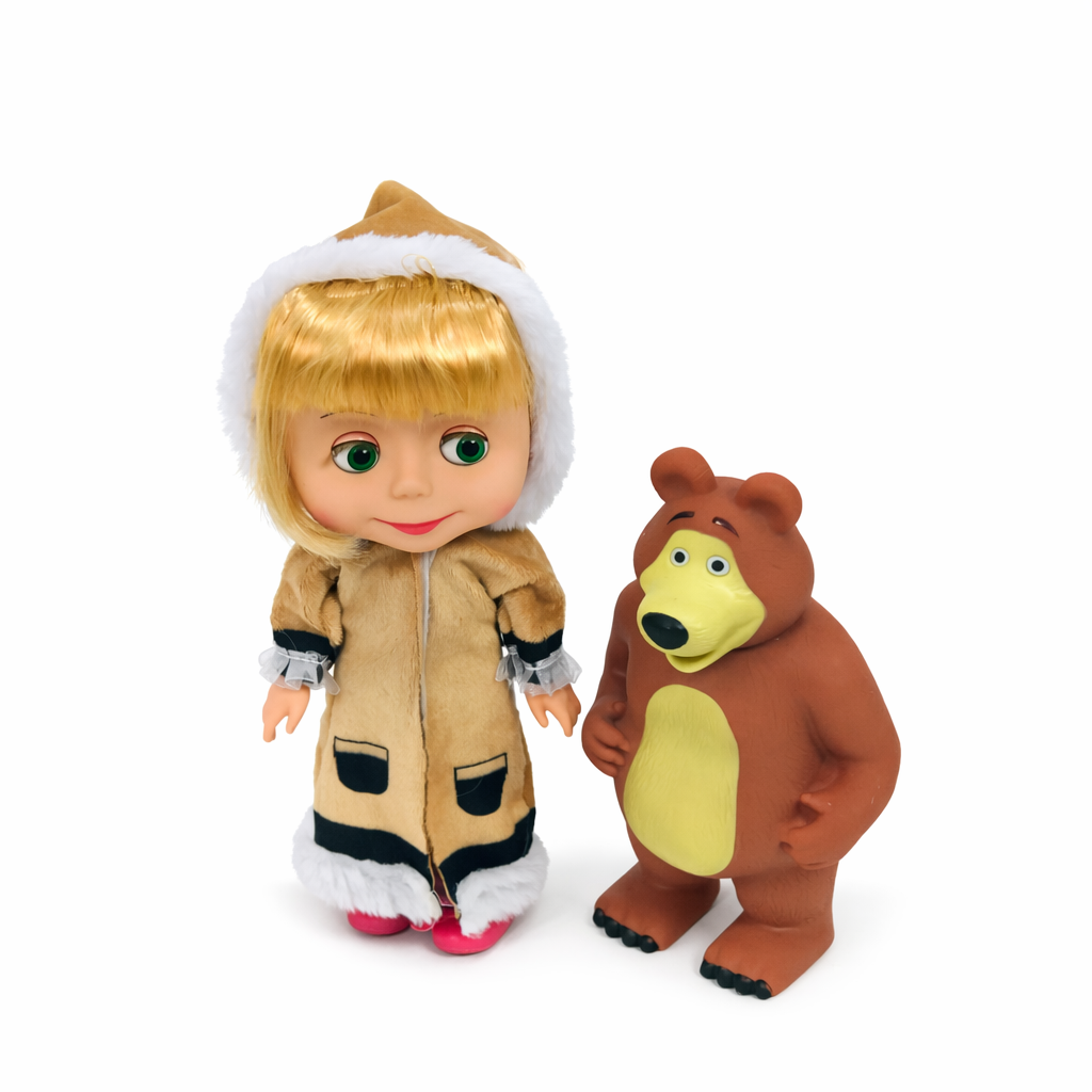 مجموعة ماشا والدب – Masha and the Bear Doll Set