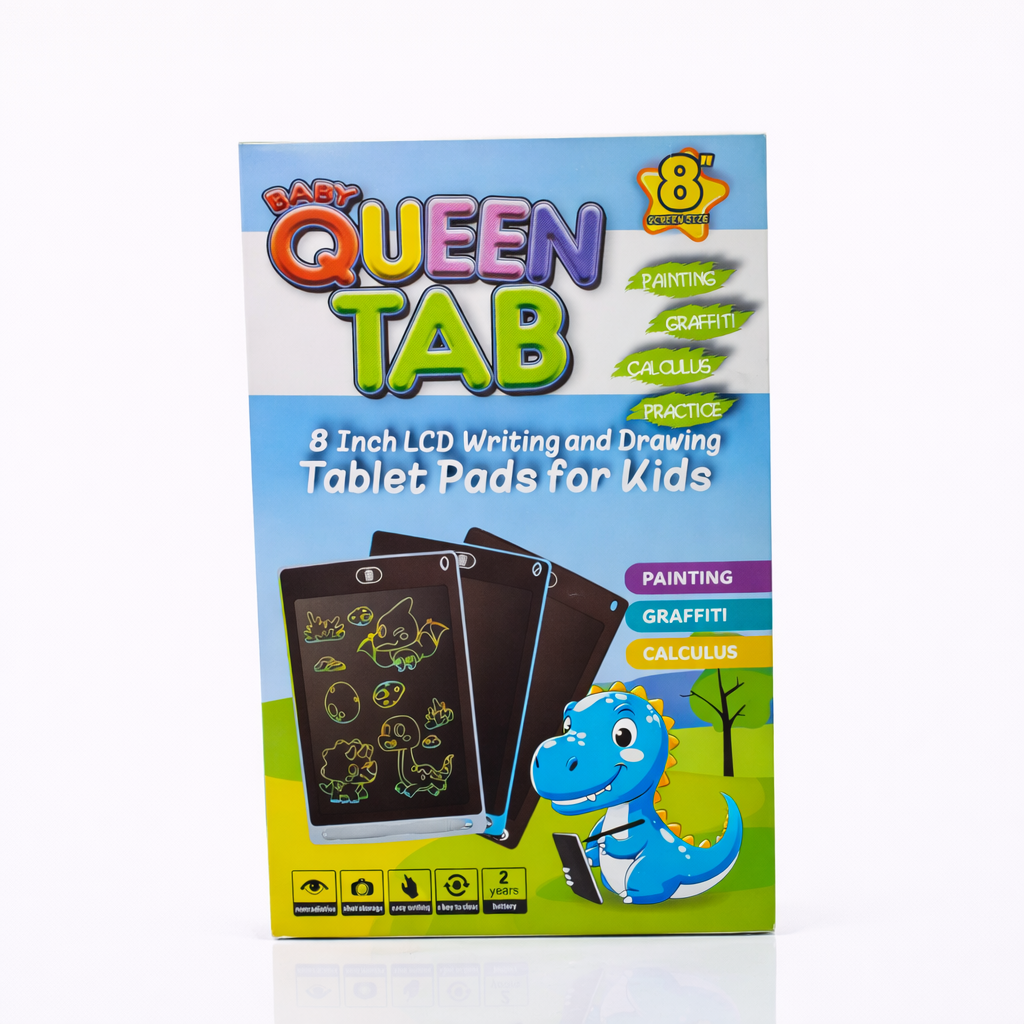 لوح الكتابة والرسم الإلكتروني للأطفال – Queen Tab 8 إنش