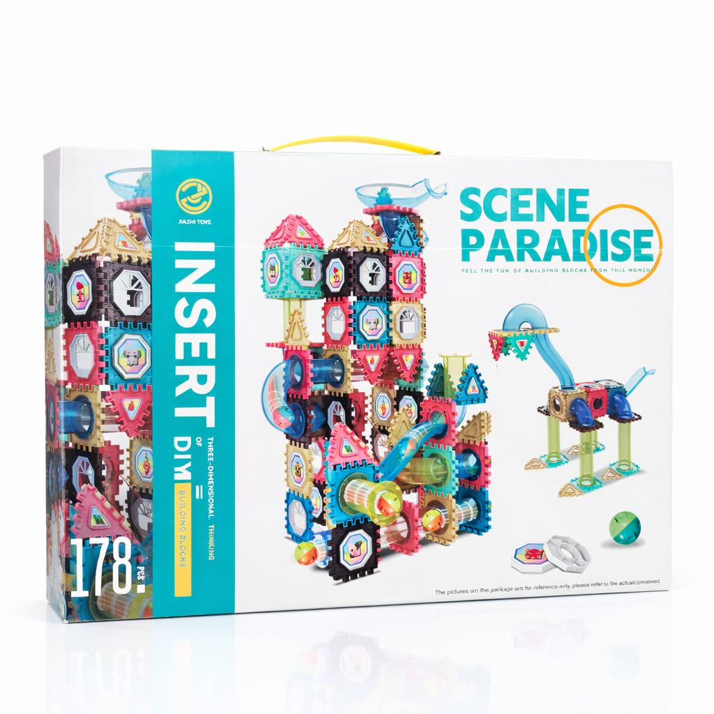 لعبة التركيب ثلاثية الأبعاد للأطفال – Scene Paradise (178 قطعة)