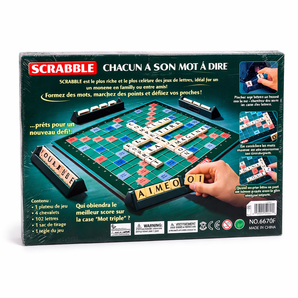 لعبة سكرابل الأصلية – Scrabble Classic Board Game
