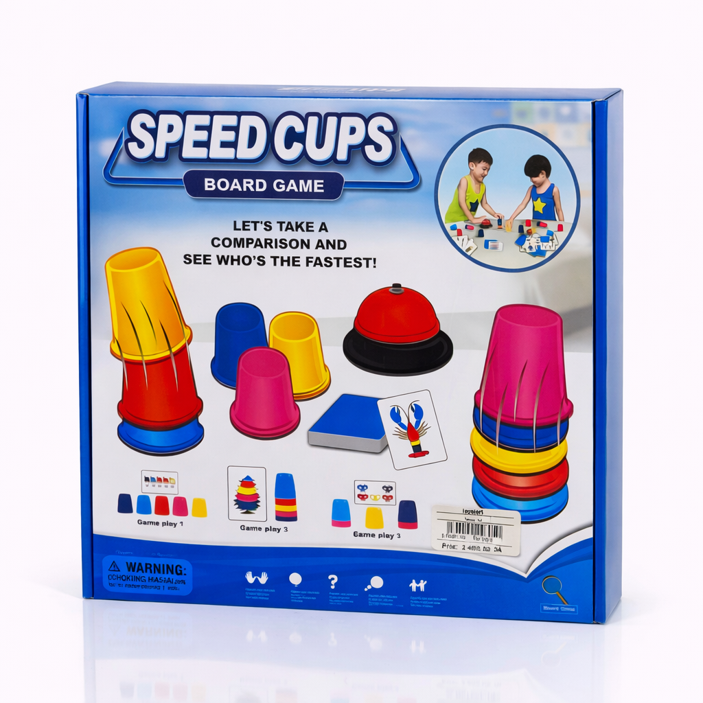 لعبة سرعة الأكواب – Speed Cups Board Game