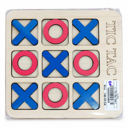لعبة إكس أو خشبية صغيرة Tic Tac Toe 1 | Wooden Tic Tac Toe (Small)