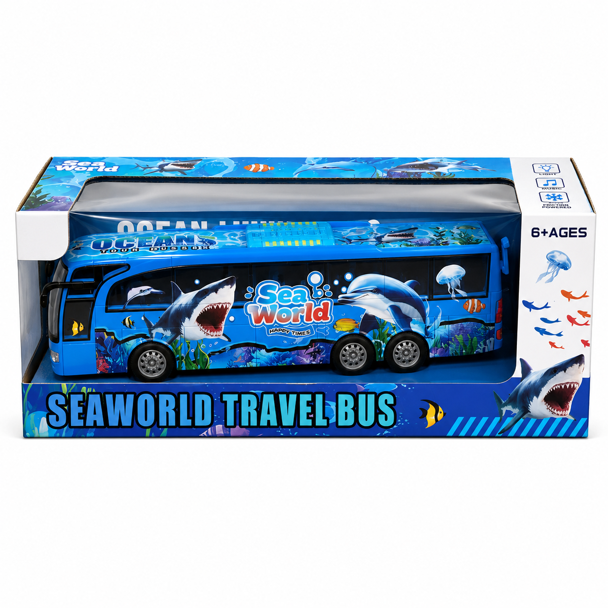 حافلة ألعاب للأطفال  SeaWorld Travel Bus Toy
