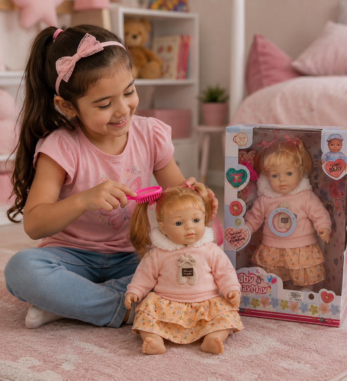 دمية مع إكسسوارات | Baby MayMay Doll with Accessories