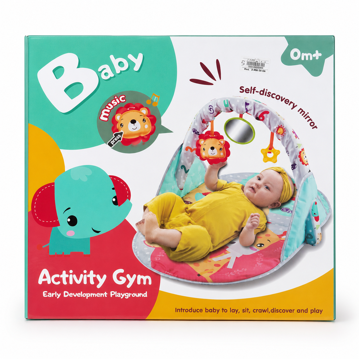 سجادة ألعاب وأنشطة للأطفال | Baby Activity Gym Play Mat