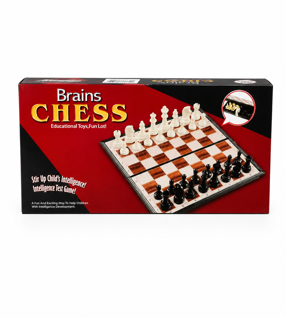 عبة الشطرنج التعليمية للأطفال والكبار | Brains Chess Educational Board Game