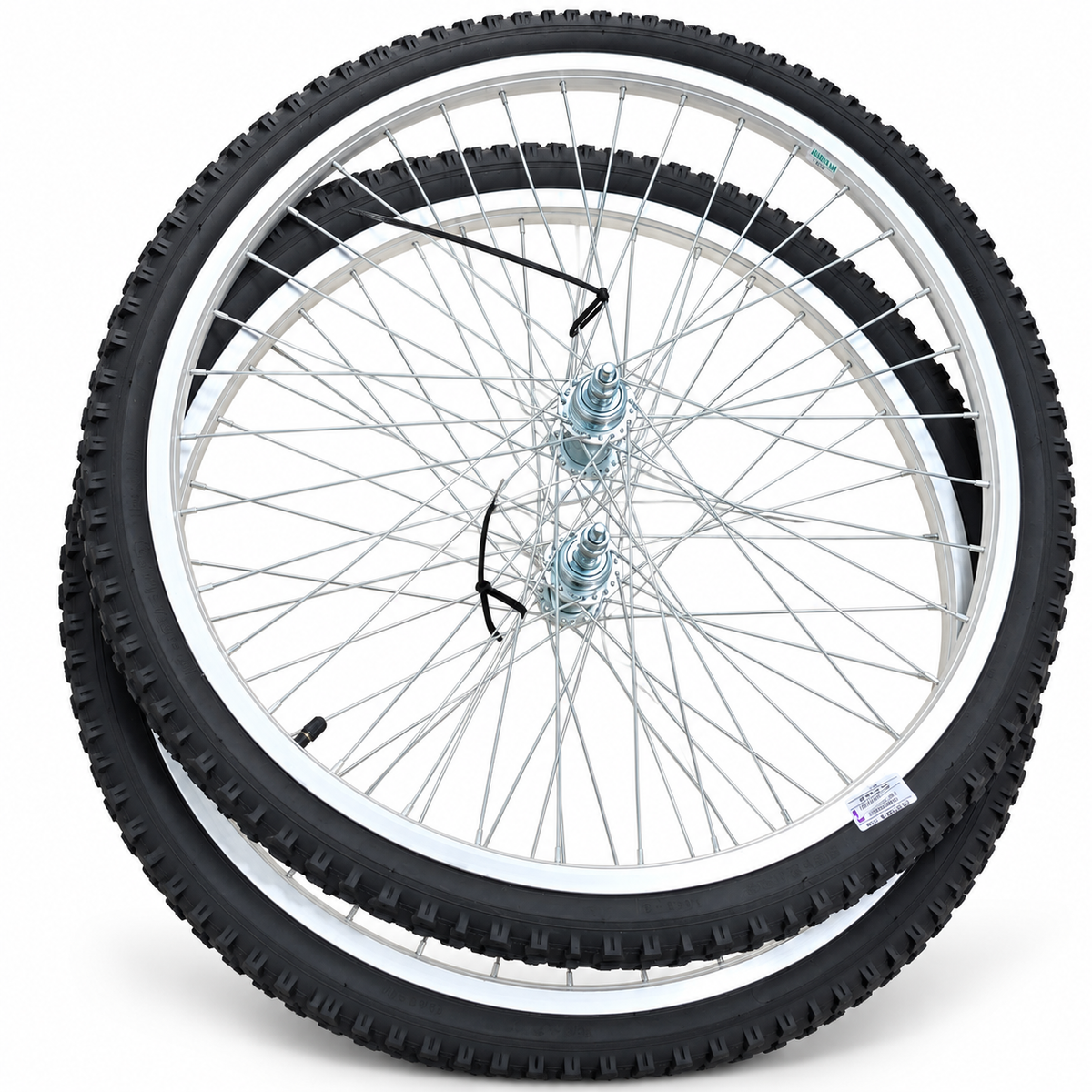 طقم عجلات دراجة 26 بوصة أمامية وخلفية | 26" Bicycle Wheel Set Front & Rear