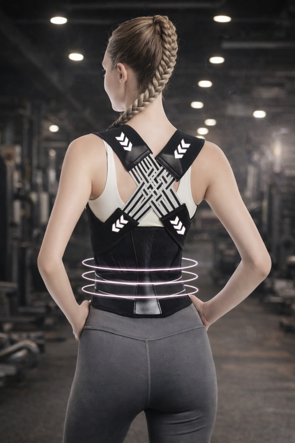 حزام دعم الظهر – Back Support Belt ST-7414 الخيار المثالي لتقويم الظهر وتخفيف الضغط اليومي على العمود الفقري بطريقة مريحة وعملية