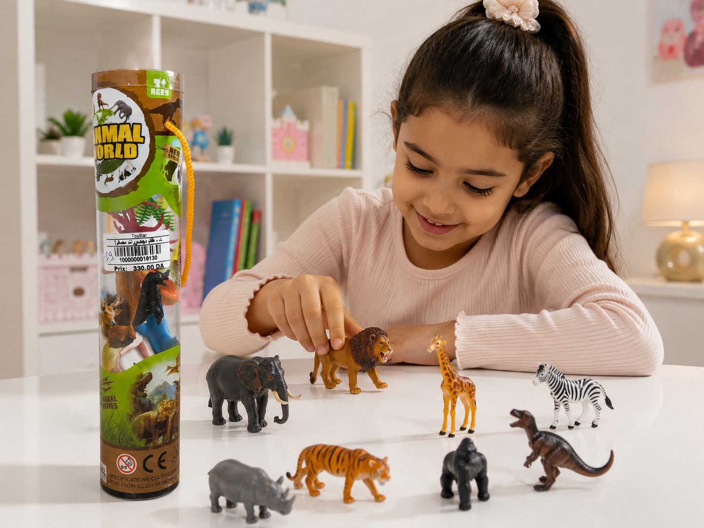 طقم حيوانات وديناصورات مصغرة Animal World | Animal World Mini Animals & Dinosaurs Set