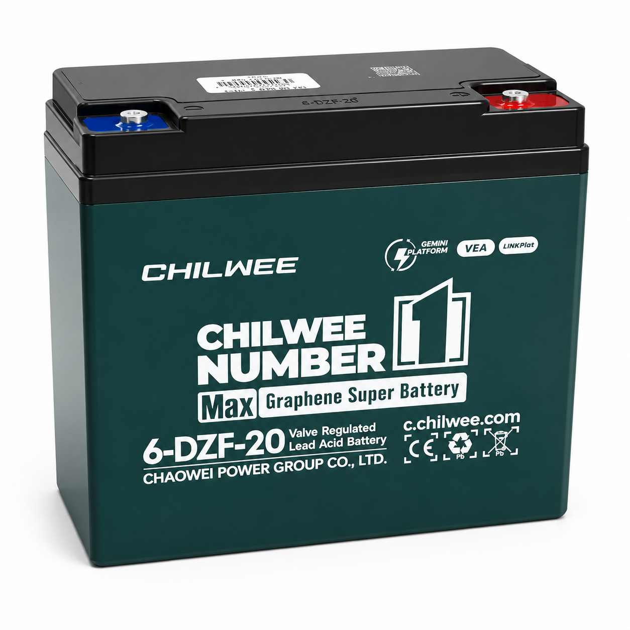🔋 بطارية CHILWEE جرافين 6-DZF-20 | CHILWEE Max Graphene Super Battery