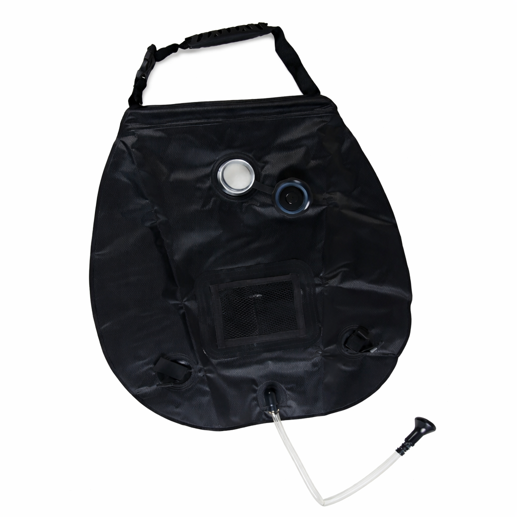 حقيبة مياه محمولة متعددة الاستعمال – Portable Water Bag with Hose حل عملي ومميز للتخييم، السفر، والأنشطة الخارجية
