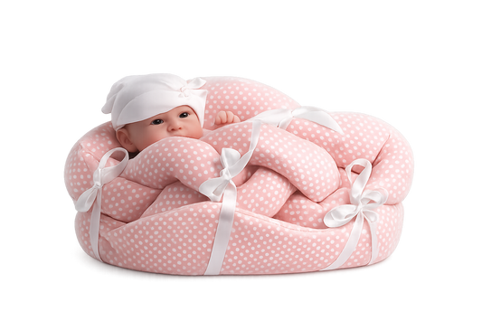 دمية طفل حديث الولادة مع وسادة حمل | Baby Doll with Soft Carry Nes