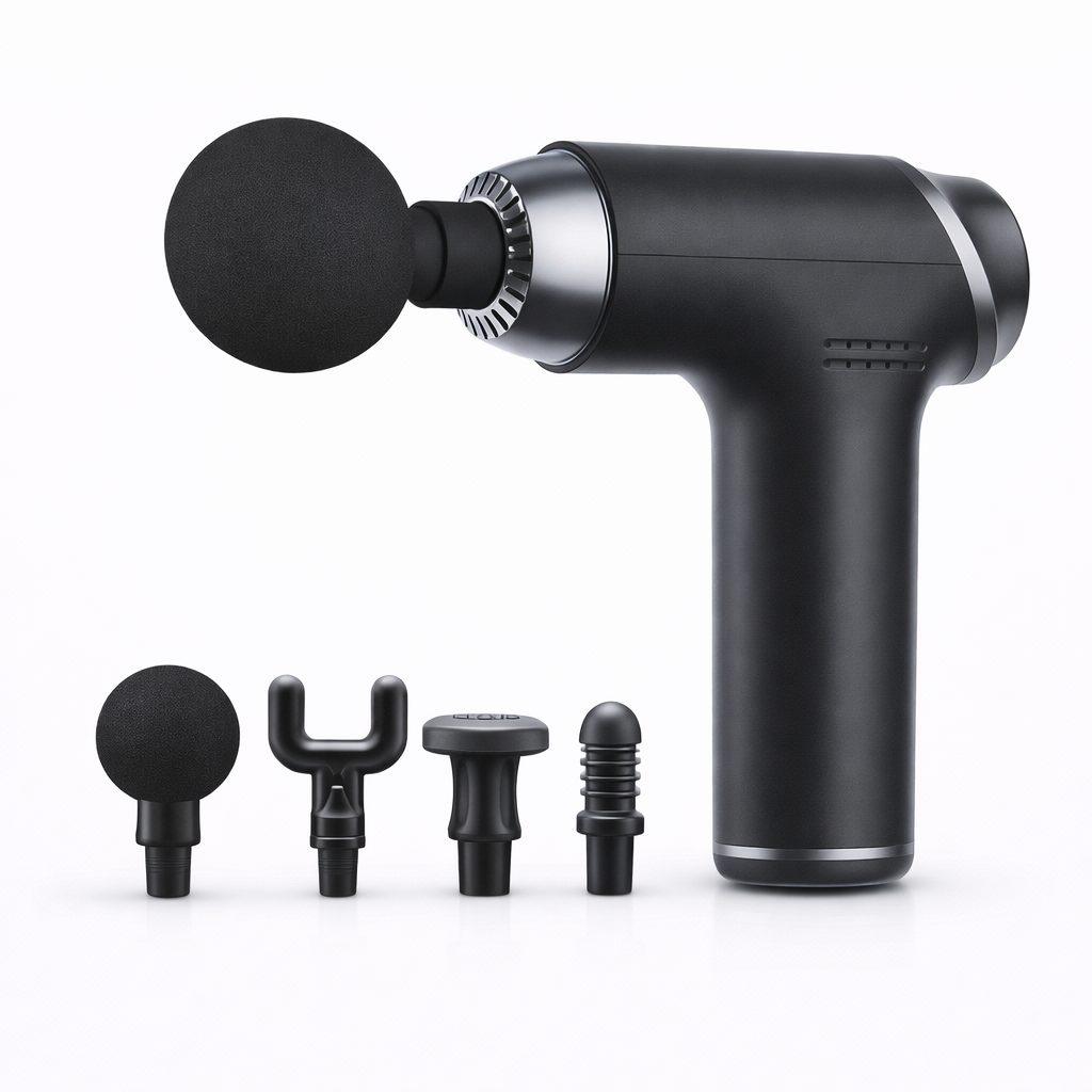 جهاز مساج عضلات محمول – Mini Fascial Gun HS-520 الحل المثالي لتخفيف التشنجات العضلية والاسترخاء بعد التمارين أو يوم عمل طويل