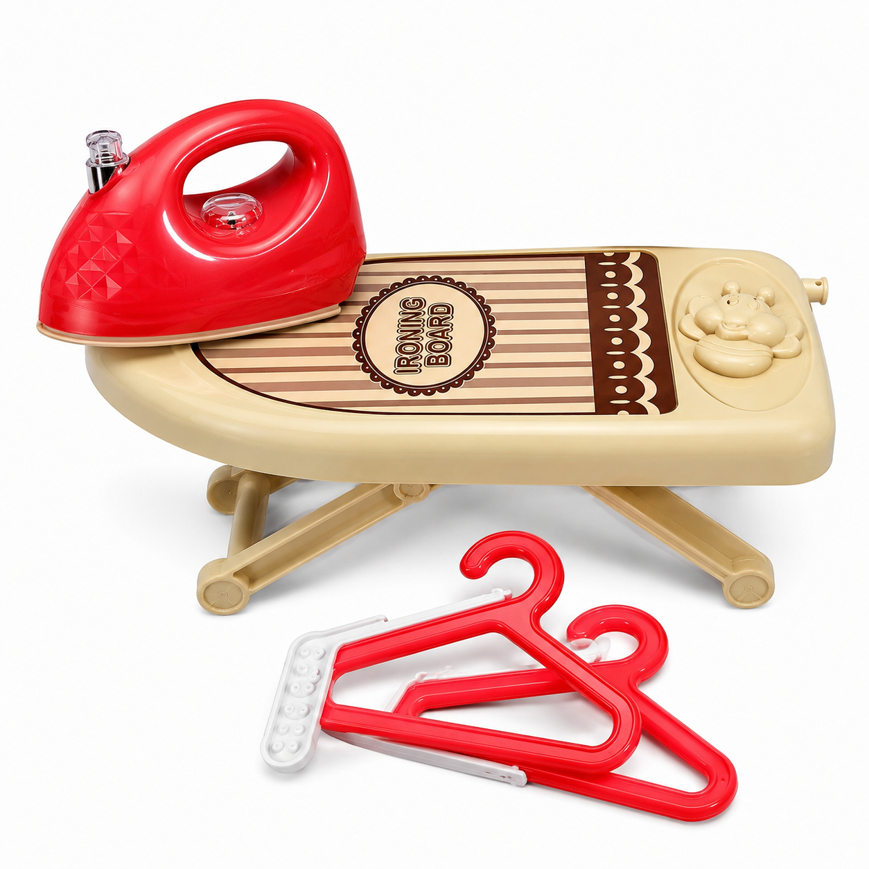 طقم مكواة لعبة للأطفال مع لوح كي | Kids Toy Ironing Set with Ironing Board