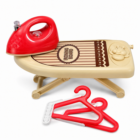 طقم مكواة لعبة للأطفال مع لوح كي | Kids Toy Ironing Set with Ironing Board