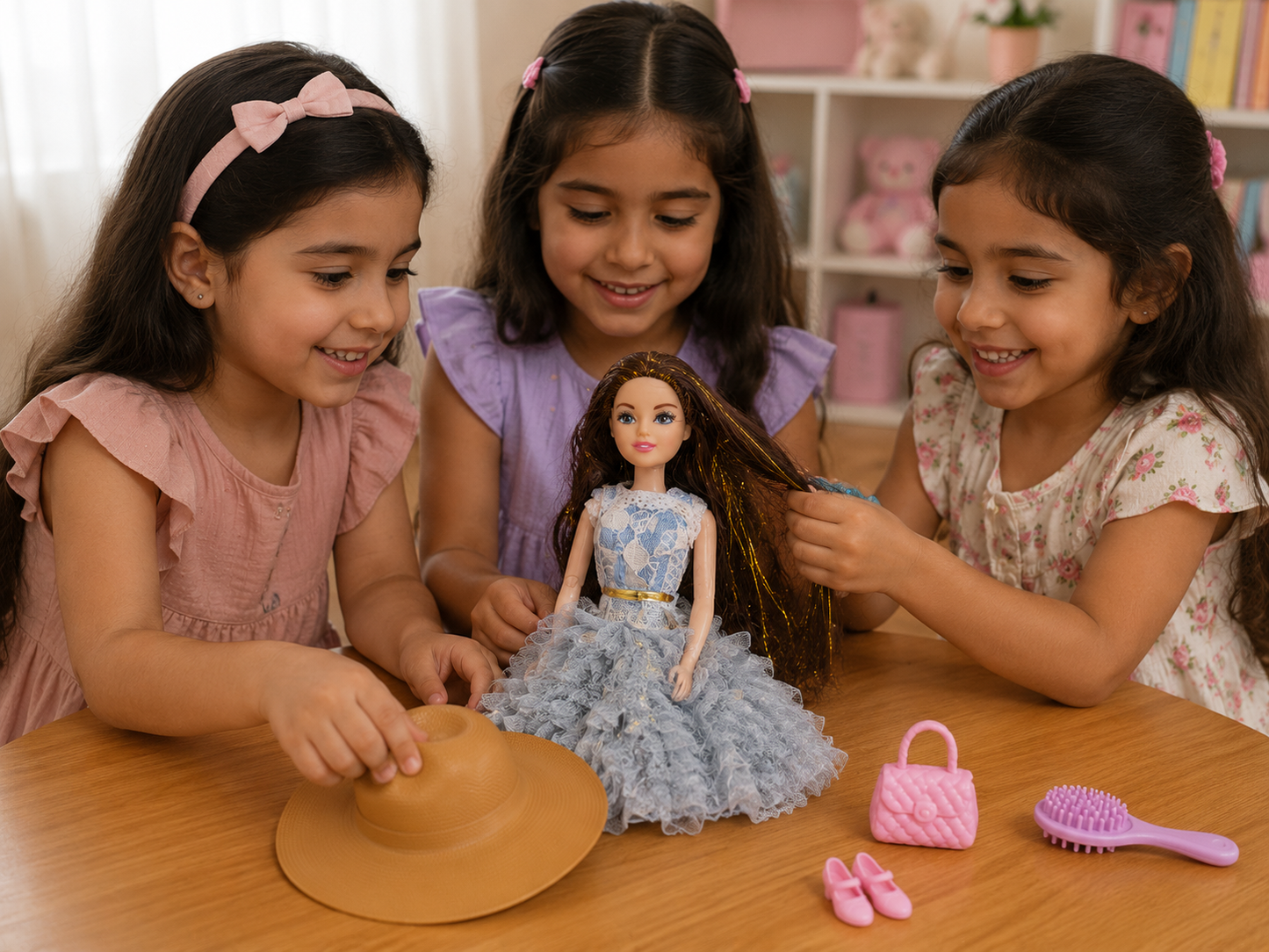 دمية أزياء بيوتي مع إكسسوارات | Beauty Fashion Girl Doll with Accessories