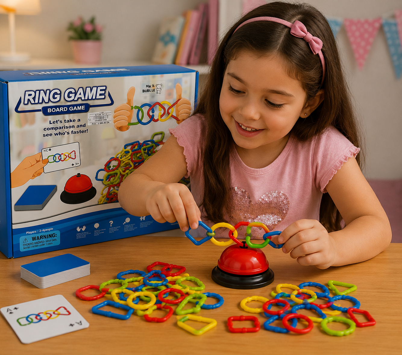 لعبة تحدي الحلقات | Ring Game Board Game