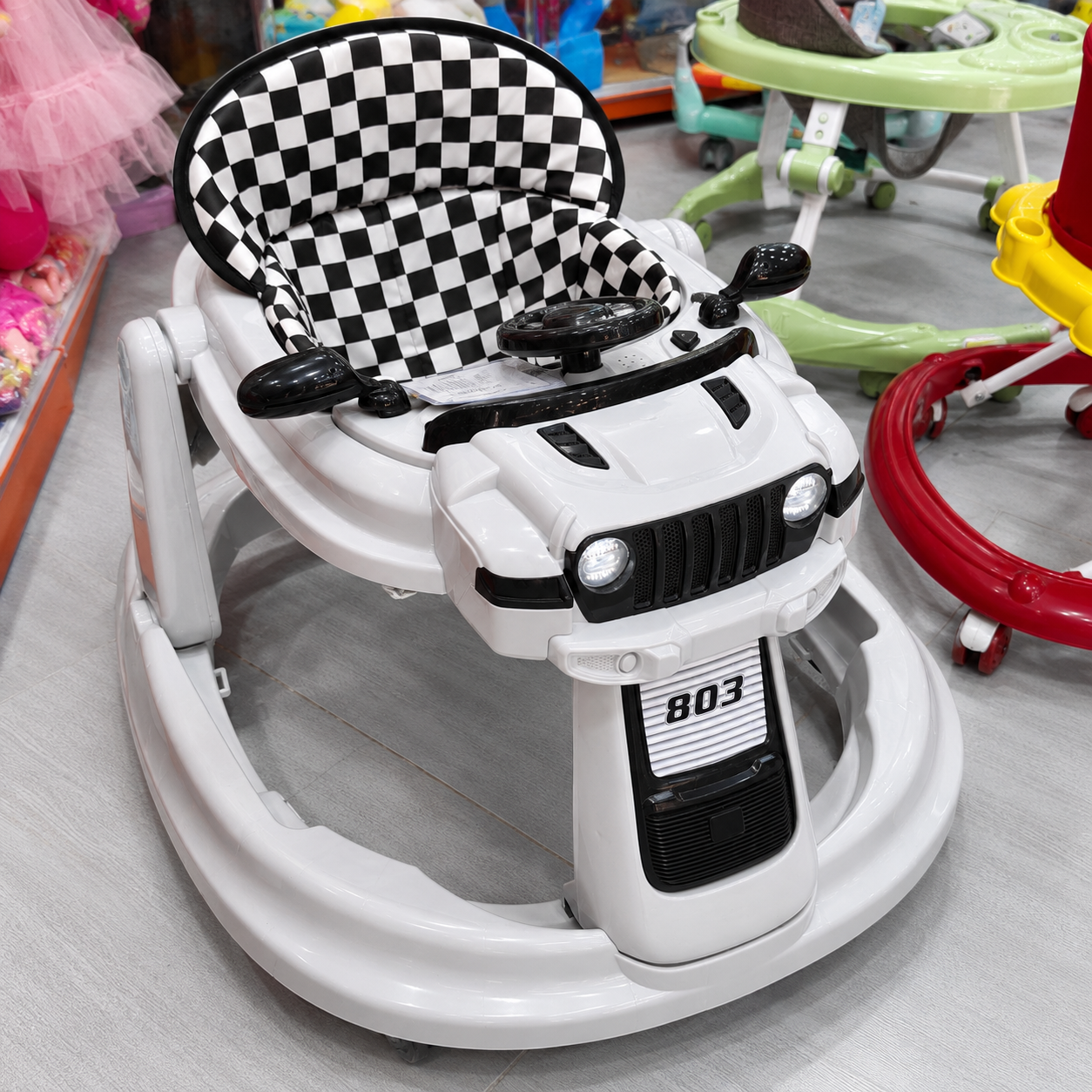 مشاية أطفال بتصميم سيارة 803 | Car Design Baby Walker 803