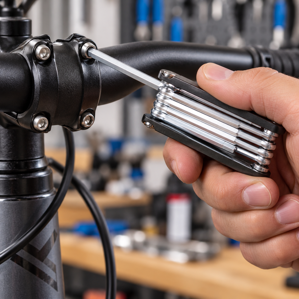طقم مفاتيح متعدد للدراجة HAMDI HAMDI Bicycle Multi-Tool Set