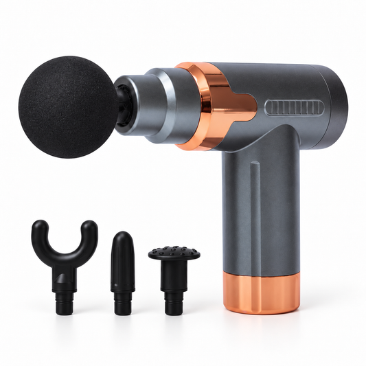 مسدس مساج ذكي JY-760 مع 4 رؤوس | JY-760 Smart Fascia Massage Gun
