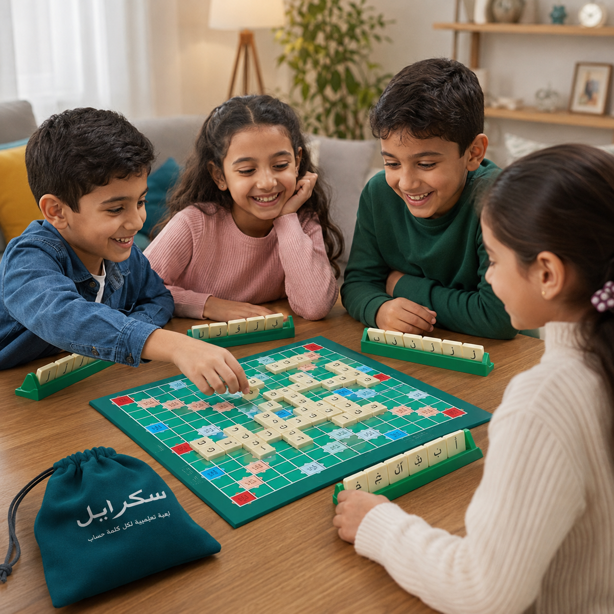 لعبة سكرابل العربية لتكوين الكلمات | Arabic Scrabble Word Game
