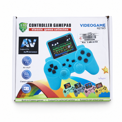جهاز ألعاب S10 على شكل ذراع تحكم بمخرج AV | Controller Gamepad
