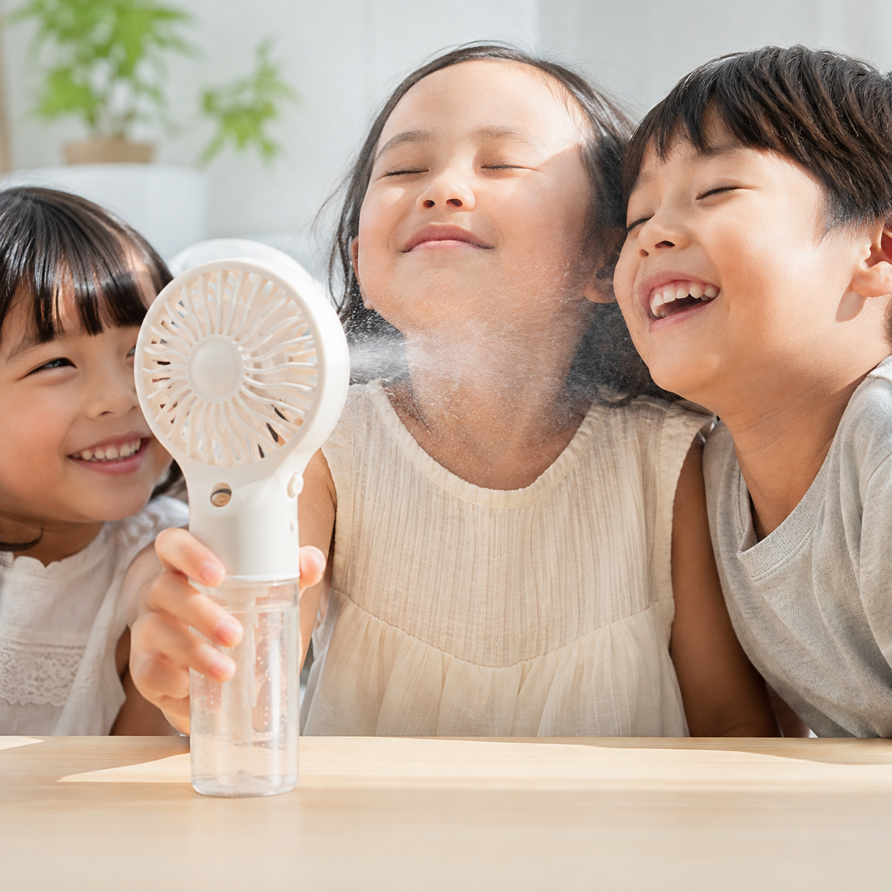 Spray Mini Fan - مروحة رذاذ محمولة مرطبة
