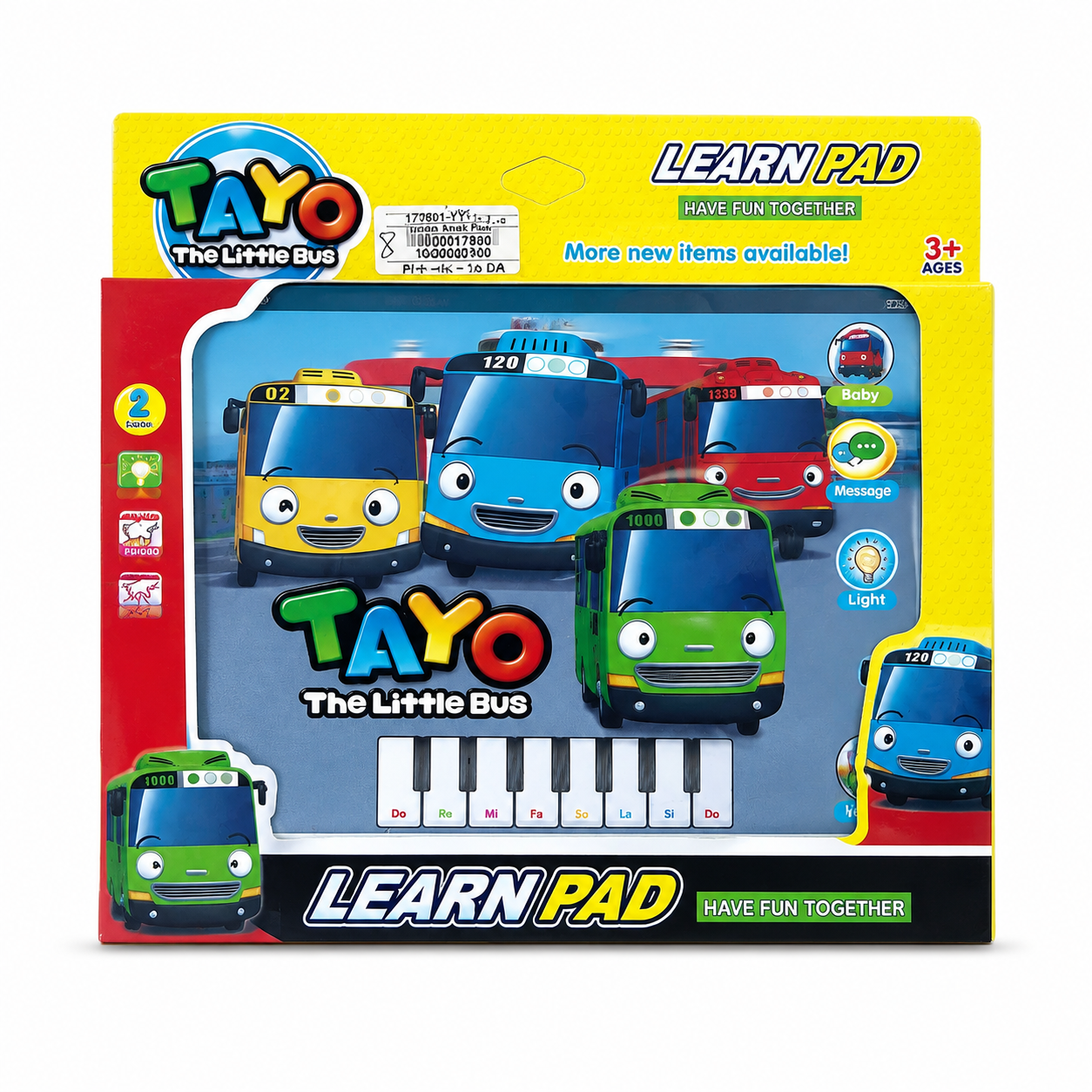 لوحة تعليمية تفاعلية بحافلة تايو الصغيرة | Tayo Little Bus Learn Pad
