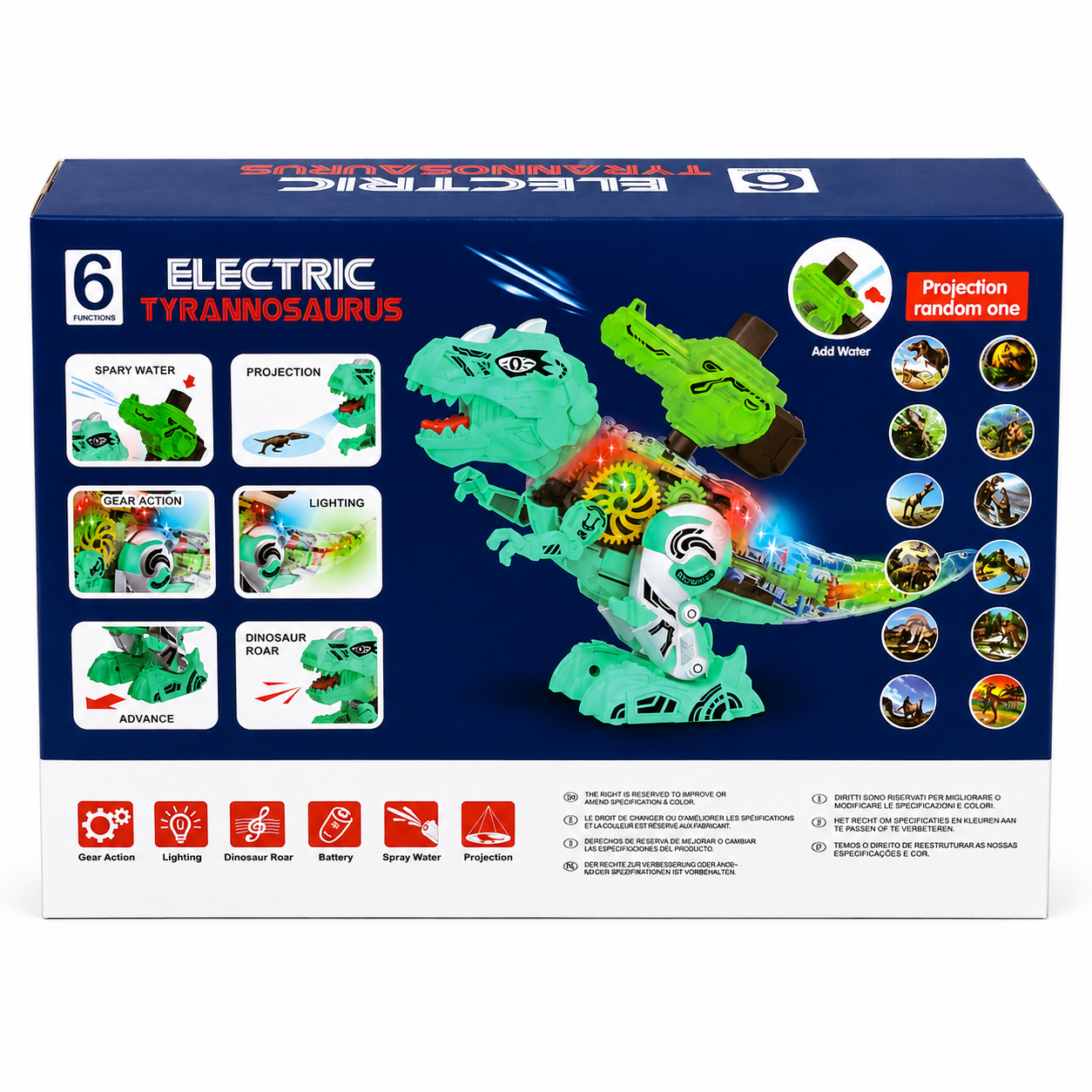 ديناصور كهربائي للأطفال | Electric Tyrannosaurus Dinosaur Toy