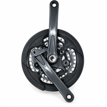 طقم كرنك وأطباق أسنان للدراجة (ديسكا) Bicycle Crankset with Chainrings