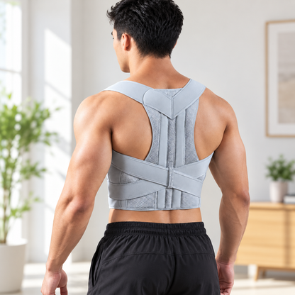 حزام دعم الظهر YC Support 5673 – رمادي | YC Support 5673 Back Support Belt