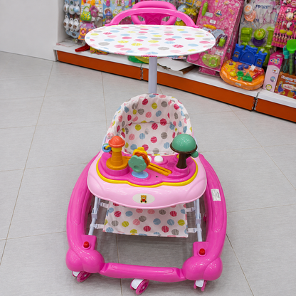 مشاية أطفال مع مظلة وألعاب ترفيهية | Baby Walker with Canopy &amp; Activity Toys