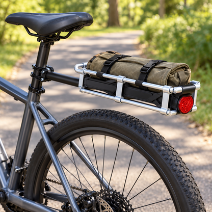 حامل أمتعة خلفي للدراجة (برطباج) يُركّب على عمود المقعد | Seatpost Mounted Bicycle Rear Rack
