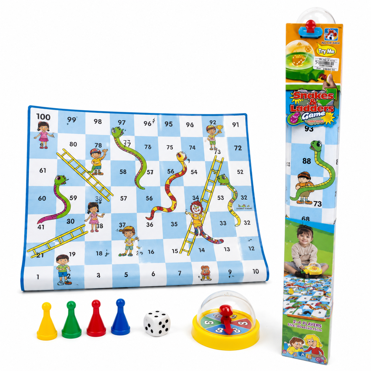 لعبة السلم والثعبان العملاقة | Snakes &amp Ladders Giant Game