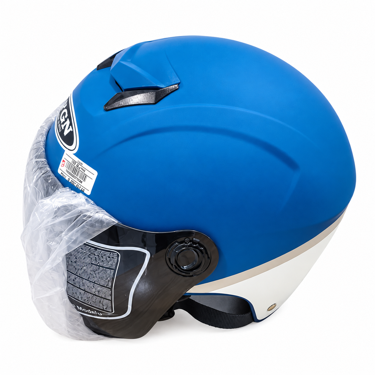 خوذة دراجة نارية FGN V18 – أزرق FGN V18 Motorcycle Helmet Blue