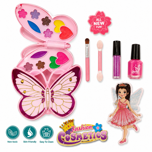 طقم مكياج الفراشة للأطفال | Butterfly Makeup Set for Kids