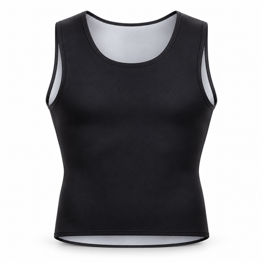صدرية تعرق رجالية بسحّاب YC Support 8332 | YC 8332 Men's Sweat Vest Waist Trainer