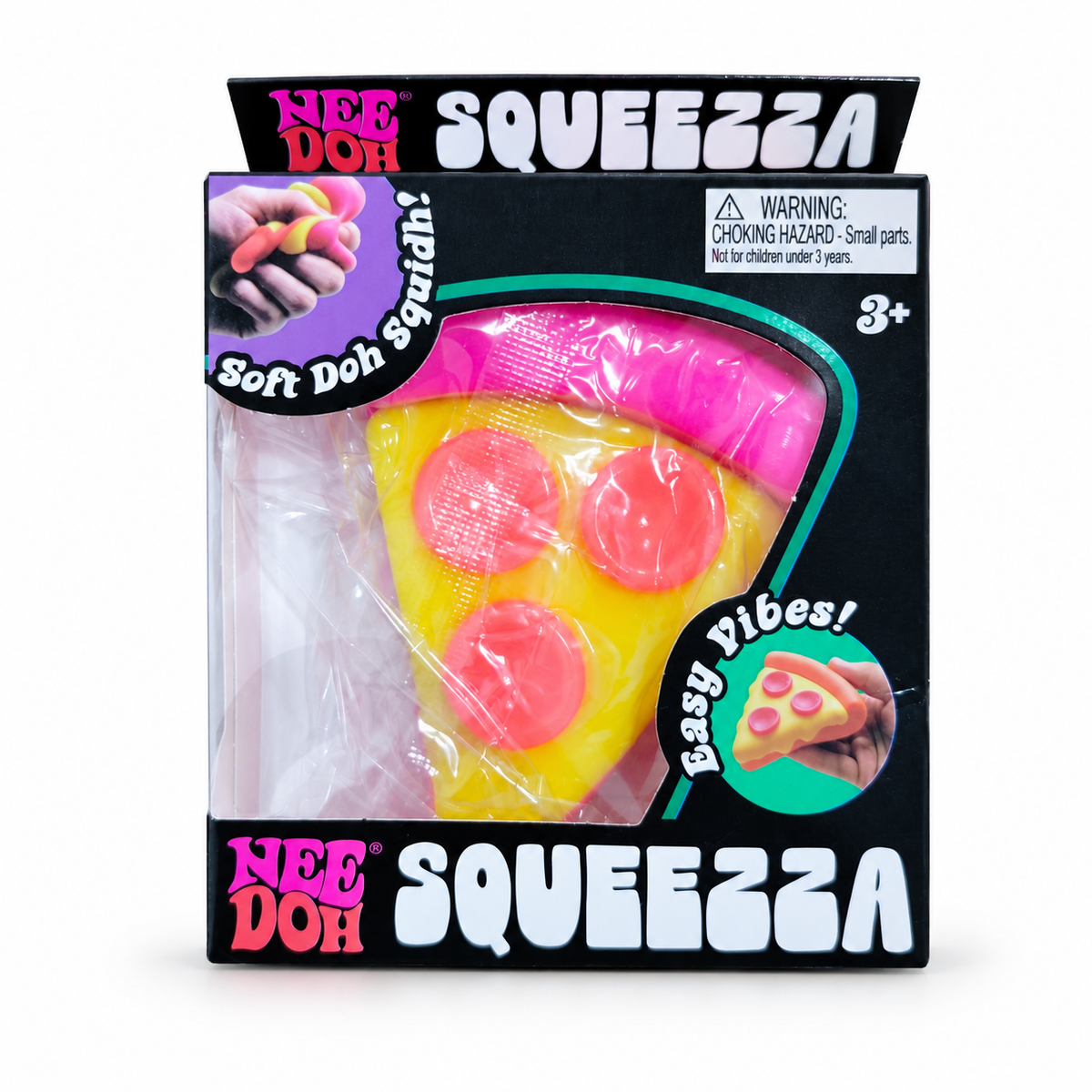 لعبة الضغط NeeDoh Squeezza شكل بيتزا | NeeDoh Squeezza Pizza Squishy