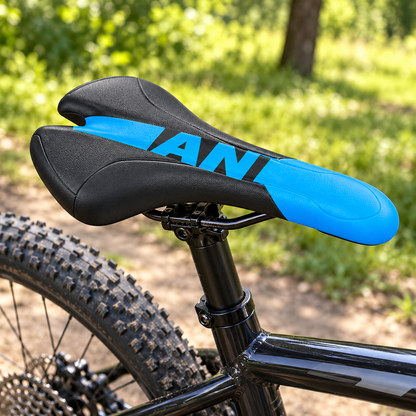 كرسي دراجة هوائية MQ-1713 – أسود وأزرق MQ-1713 Bicycle Saddle Black & Blue