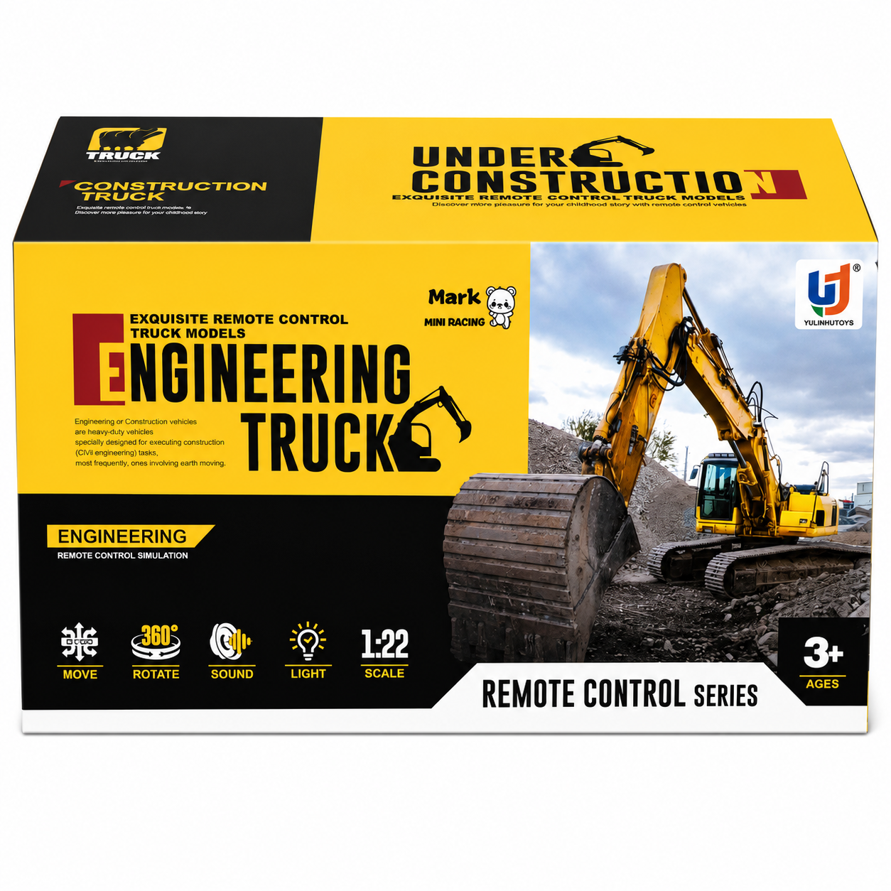 حفارة للأطفال | Engineering Truck Remote Control Excavator