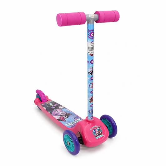 سكوتر أطفال ثلاثي العجلات بتصميم بناتي | Kids 3-Wheel Scooter
