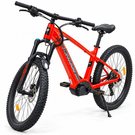 دراجة جبلية كهربائية Nakamura بمحرك مركزي – برتقالي | Nakamura Electric Mountain Bike