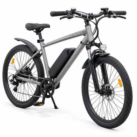 دراجة هوائية كهربائية RUNER II – رمادي | RUNER II Electric Bike