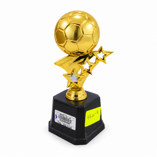 كأس كرة قدم ذهبية صغير بالنجوم Small Golden Football Star Trophy 4600-4