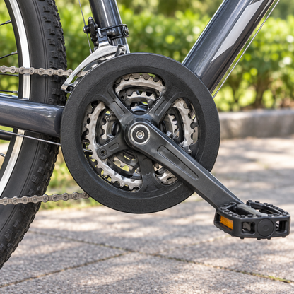 طقم كرنك وأطباق أسنان للدراجة (ديسكا) Bicycle Crankset with Chainrings