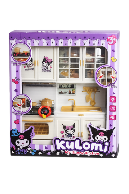 مطبخ ألعاب Kuromi للأطفال +3 سنوات My Happy Kitchen 3+